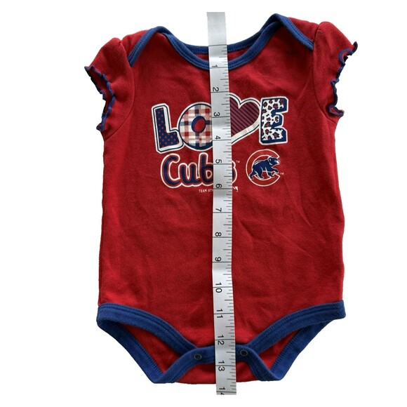 Chicago Cubs One Piece Infant Girls 6-9 Months Genuine Baseball Love Cubs - Picture 2 of 6